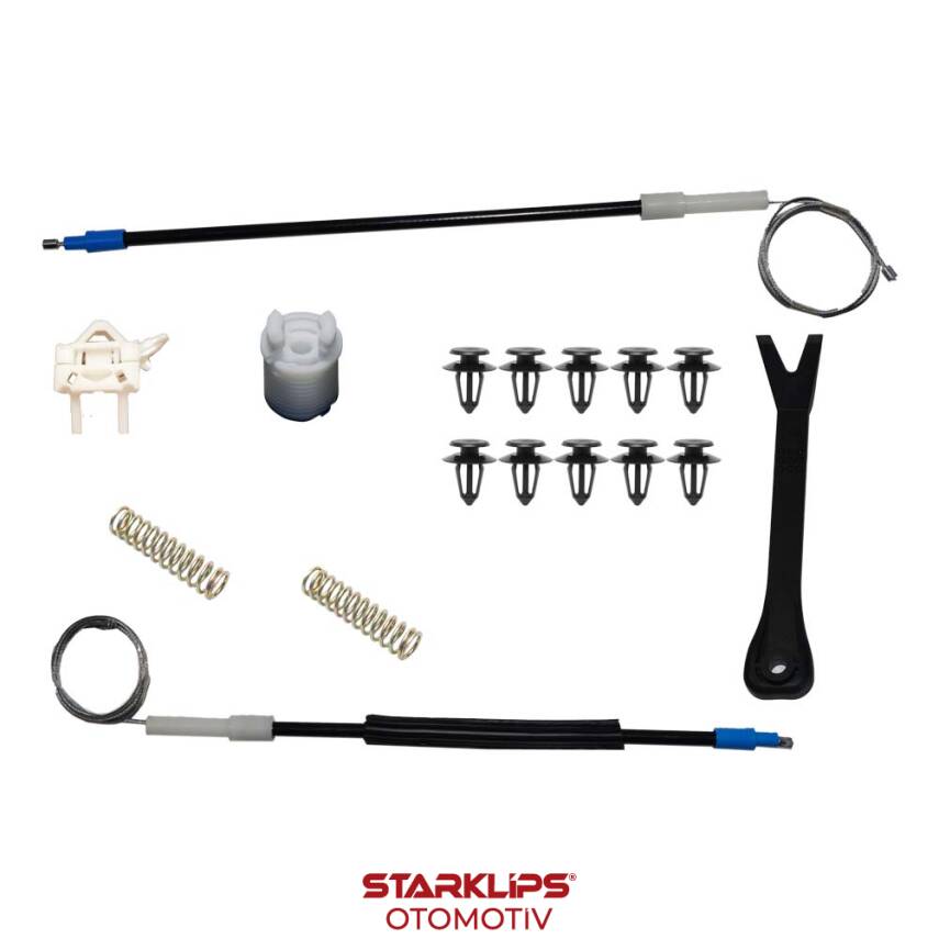 Set Cam R Arka Manuel Fiat Palio1997-2011 Albea2002-2012 Siena1997-2002 Klips+Aparatlı 46446910-11 - 1