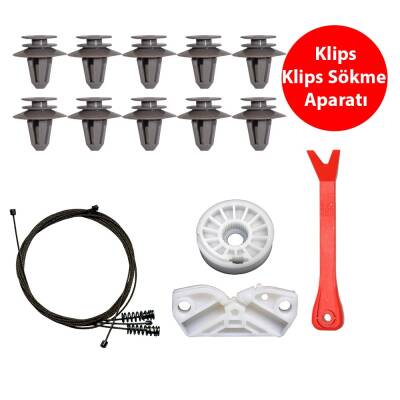 Set Cam R Arka Mercedes CLK Coupe W209-W208-A209-C209 2002-2009 (Klips + Aparatlı) A2096700203 - 
