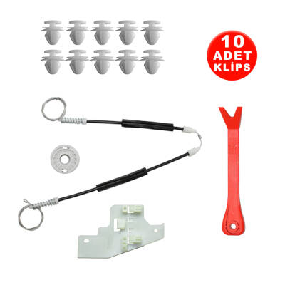 Set Cam R Arka Peugeot 407 2004-2010 9644893680 (Klips + Aparatlı) - Starklips