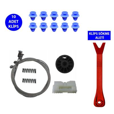 Set Cam R Arka Renault Clio 3 2005-2011 (Klips + Aparatlı) 8200291153 - 