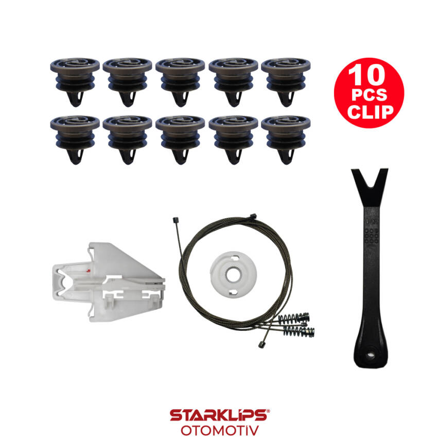 Set Cam R Arka Seat Leon 2000-2006 Seat Toledo 2 1999-2004 (Klips + Aparatlı) 1M0839756 - 1