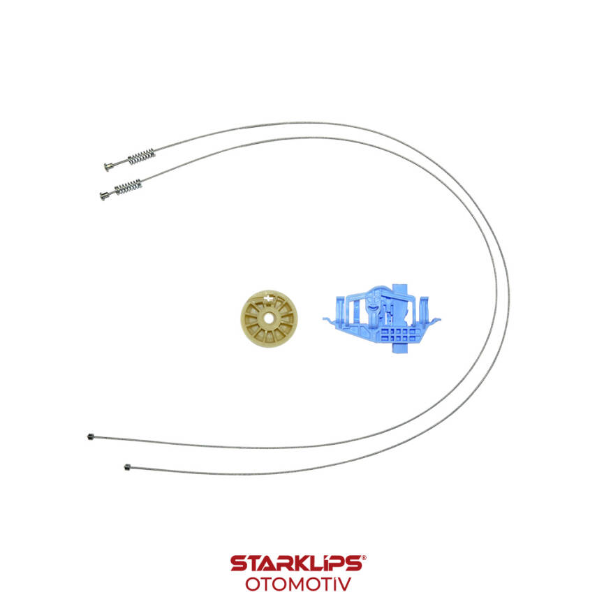 Set Cam R Arka Sürgü Kapı Fiat Doblo 2009-2016 51906919 - 1