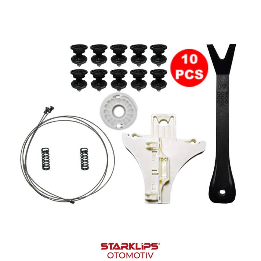 Set Cam R Arka VW Golf 4 Bora 1998-2005 (Klips + Aparatlı) 1J4839462 - 1