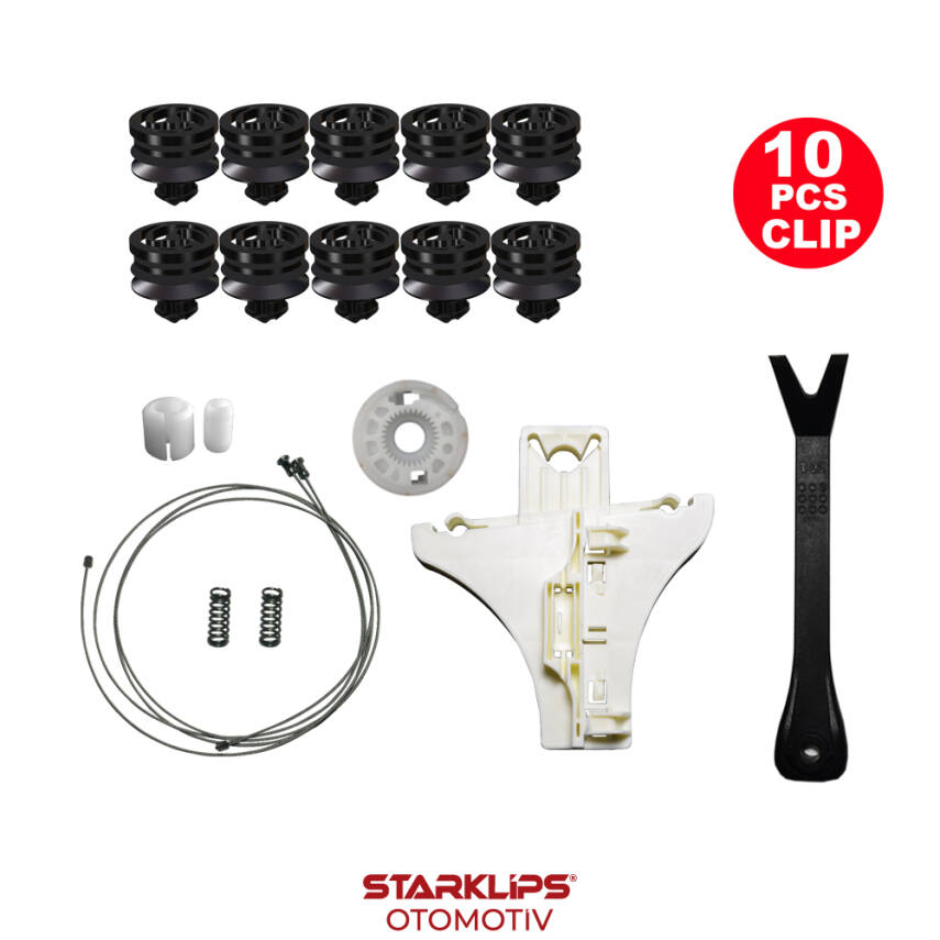 Set Cam R Arka VW Passat B6 2005-2010 (Klips + Aparatlı) 3C4839756 - 1