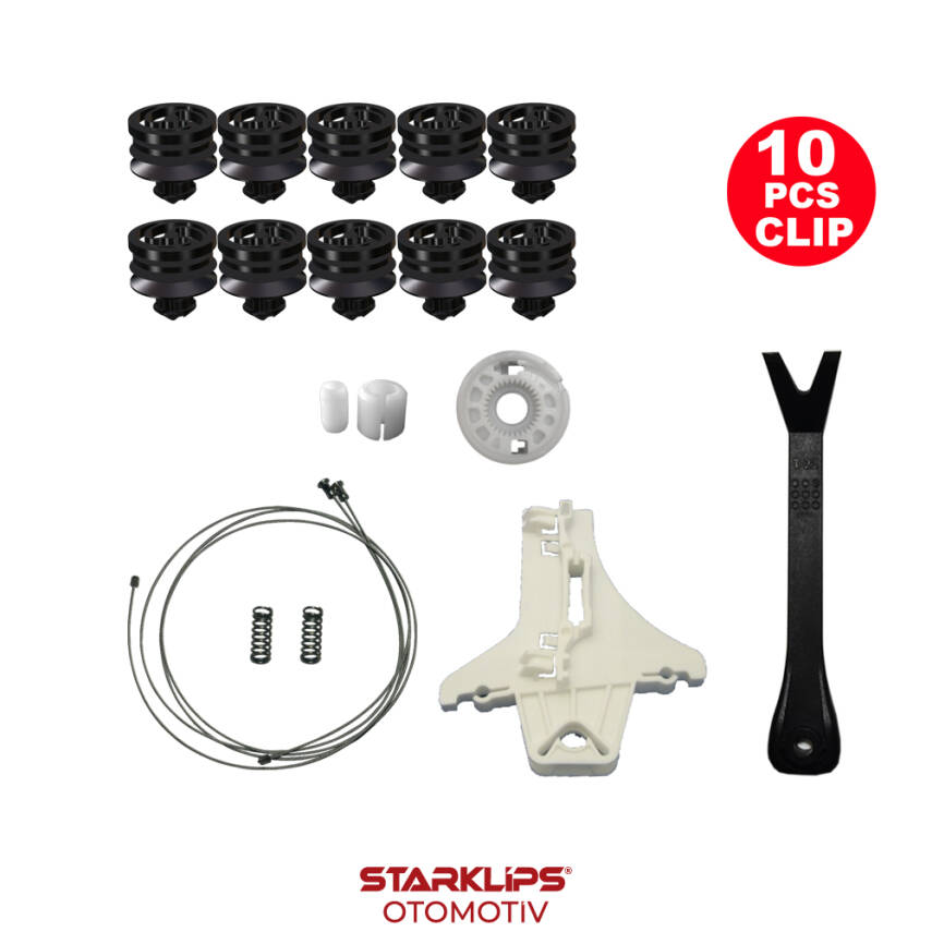 Set Cam R Arka VW Passat B7 2011-2014 (Klips + Aparatlı) 3AA839756 - 1