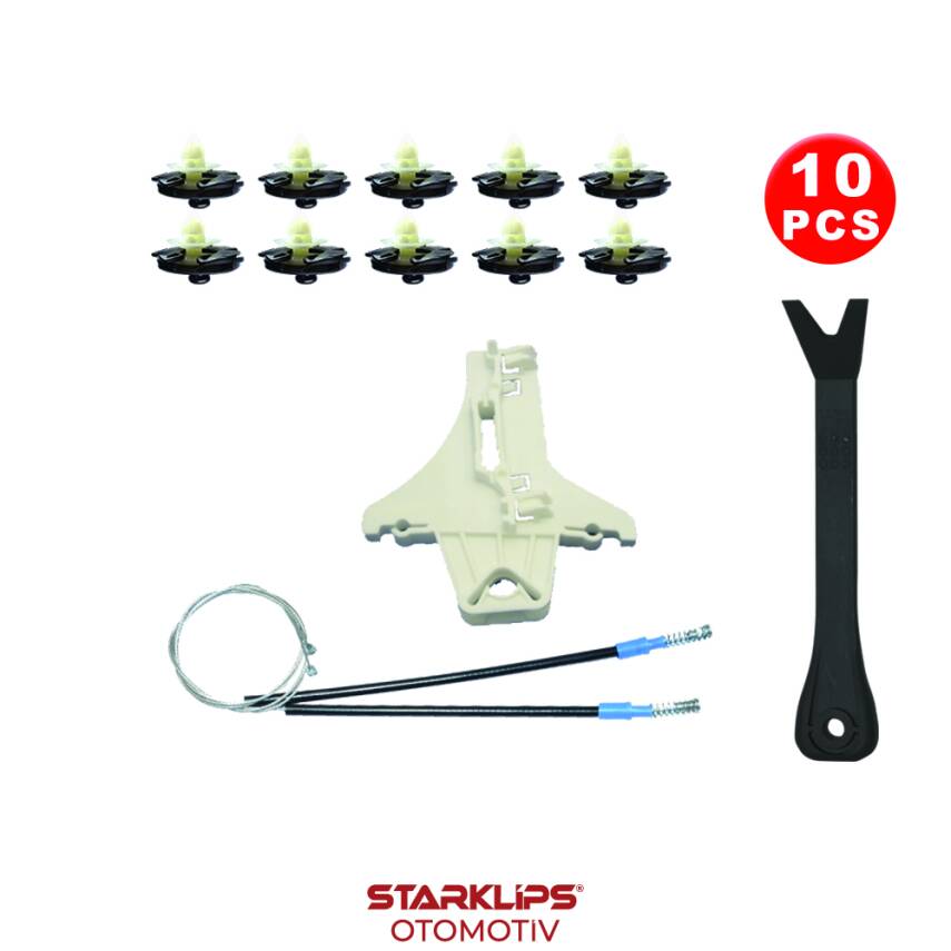 Set Cam R Arka Vw Polo 5 2009-2015 (Klips + Aparatlı) 6R4839462 - 1