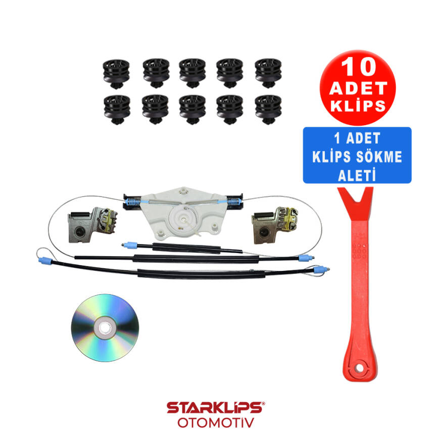 Set Cam R Metal Ayaklı 1Jm898462 VW Golf 4 Bora 1998-2005 - 1