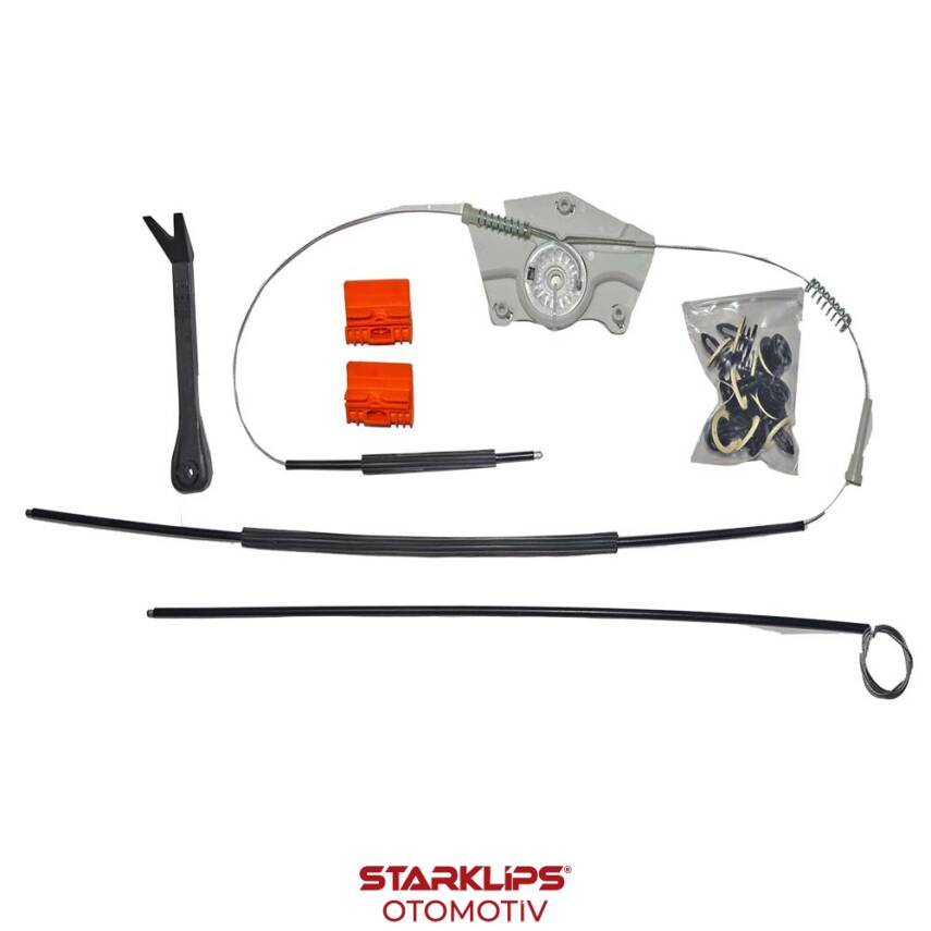 Set Cam R Ön Audi A4 B6-B7 2000-2008 Sarmalı (Klips + Aparat) 8E0837462 - 1