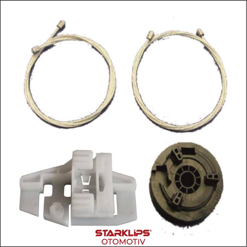 Set Cam R Ön Citroen C3 2002-2010 (Klips + Aparatlı) 963912 - 1