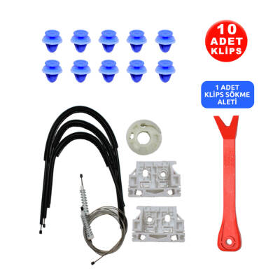 Set Cam R Ön Citroen C5 2008-2016 (Klips + Aparatlı) 9675898980-9222FX-9222EP - 