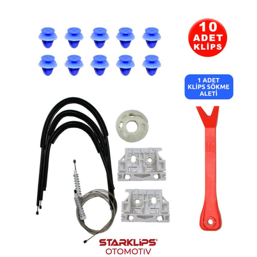 Set Cam R Ön Citroen C5 2008-2016 (Klips + Aparatlı) 9675898980-9222FX-9222EP - 1