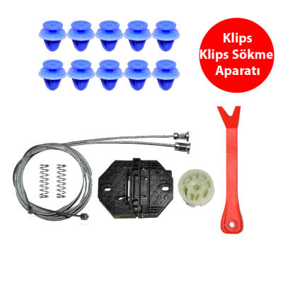 Set Cam R Ön Dacia Logan 2 Sandero 2 2012-2015 (Klips + Aparatlı) 807209299R - 