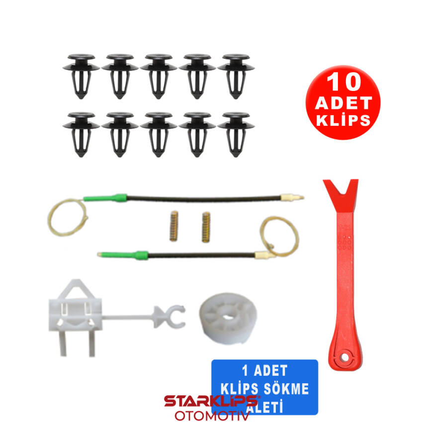 Set Cam R Ön Fiat Palio Albea Siena 2002-2012 (Klips + Aparatlı) 46786202-201 - 1