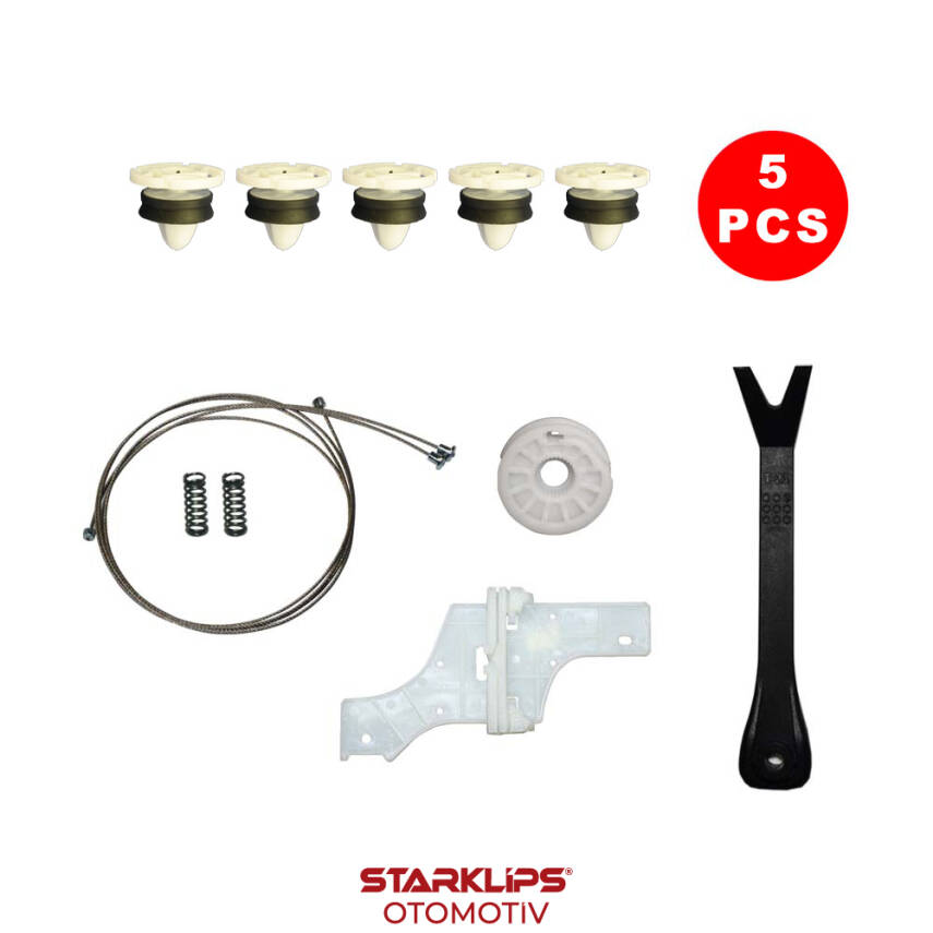 Set Cam R Ön Peugeot 508 2011-2016 (Klips + Aparatlı) 968808180 - 1