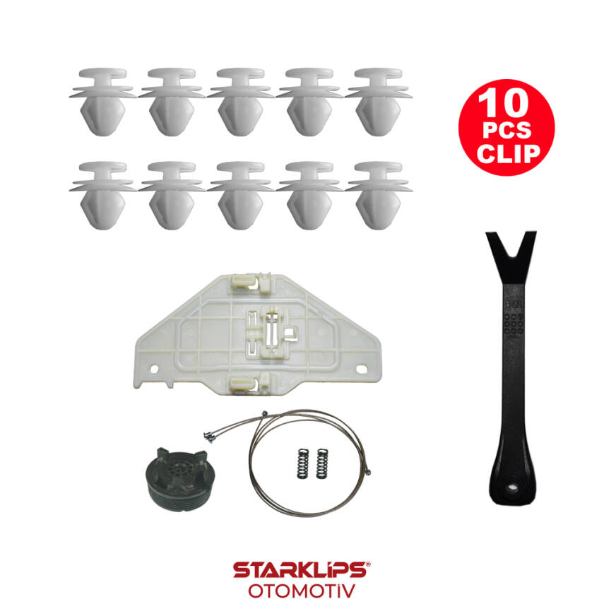 Set Cam R Ön Peugeot Partner Tepee Citroen Berlingo 2008-2016 (Klips+ Aparatlı) 9222EQ-9222ER - 1