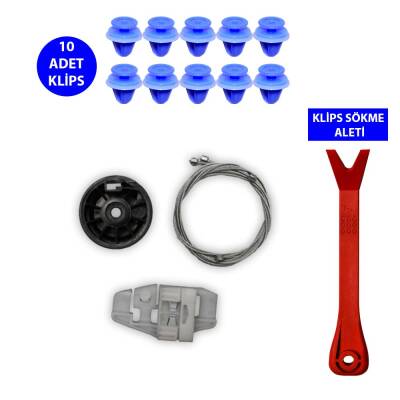 Set Cam R Ön Renault Modus 2004-2008 (Klips + Aparatlı) 8200277578 - Starklips