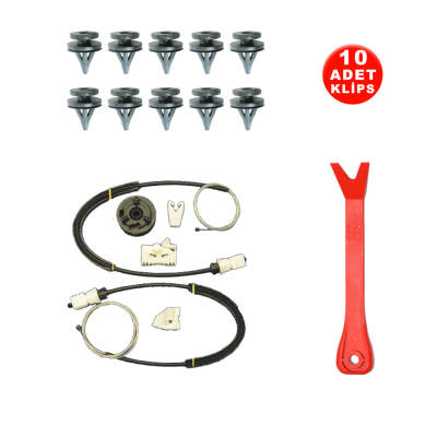 Set Cam R Ön Renault Scenic 1 1996-2003 (Klips + Aparatlı) 7700838591 - 