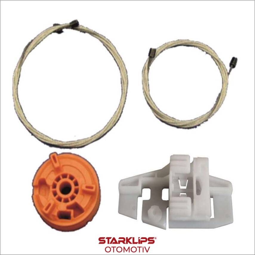 Set Cam R Ön Renault Scenic 2 2003-2009 (Klips + Aparatlı) 8200646838 - 1