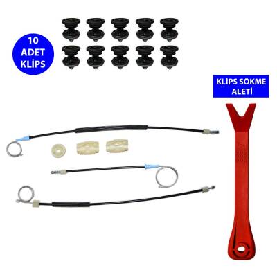 Set Cam R Ön Seat Leon 2 2006-2012 (Klips + Aparatlı) 1P0837462A - 