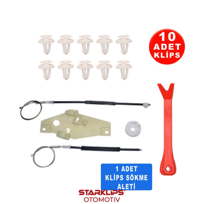 Set Cam R Ön Toyota Corolla 1993-1998 4D (Klips + Aparatlı) - 1
