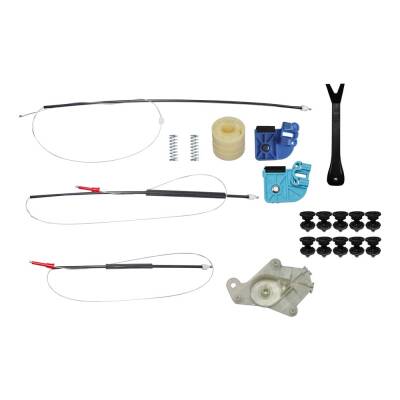 Set Cam R Ön VW T5 2003-2014 Büyük Ayaklı (Klips + Aparatlı) 7H0837754B - 