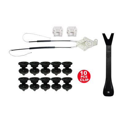 Set Cam R Ön VW T5 2003-2014 Sarmalı (Klips + Aparatlı) 7H0837754B - 