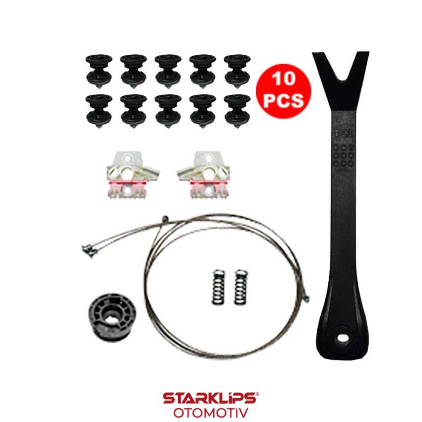 Set Cam R Ön W Golf 6 2009-2012 (Klips + Aparatlı) 5K083462 - 1