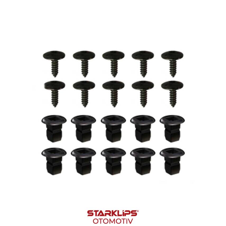 Set Çamurluk Vida Ve Klips (3C8898103) VW CC - 1