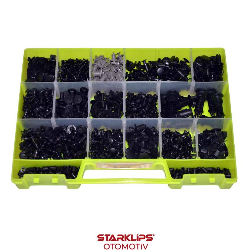 Set Çanta Klips 1140 Parça Renault 6 - 1