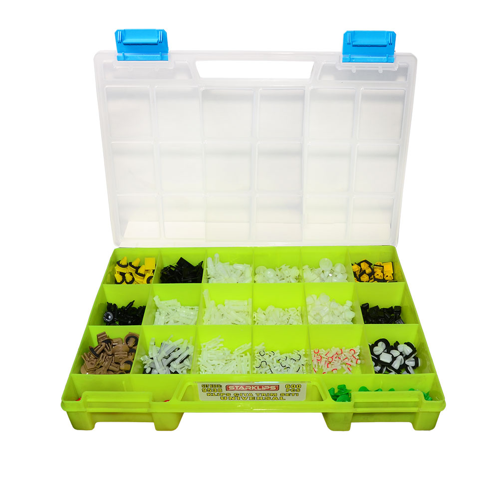 Set Çanta Klips Çıta Trim 600 Adet Universal - 