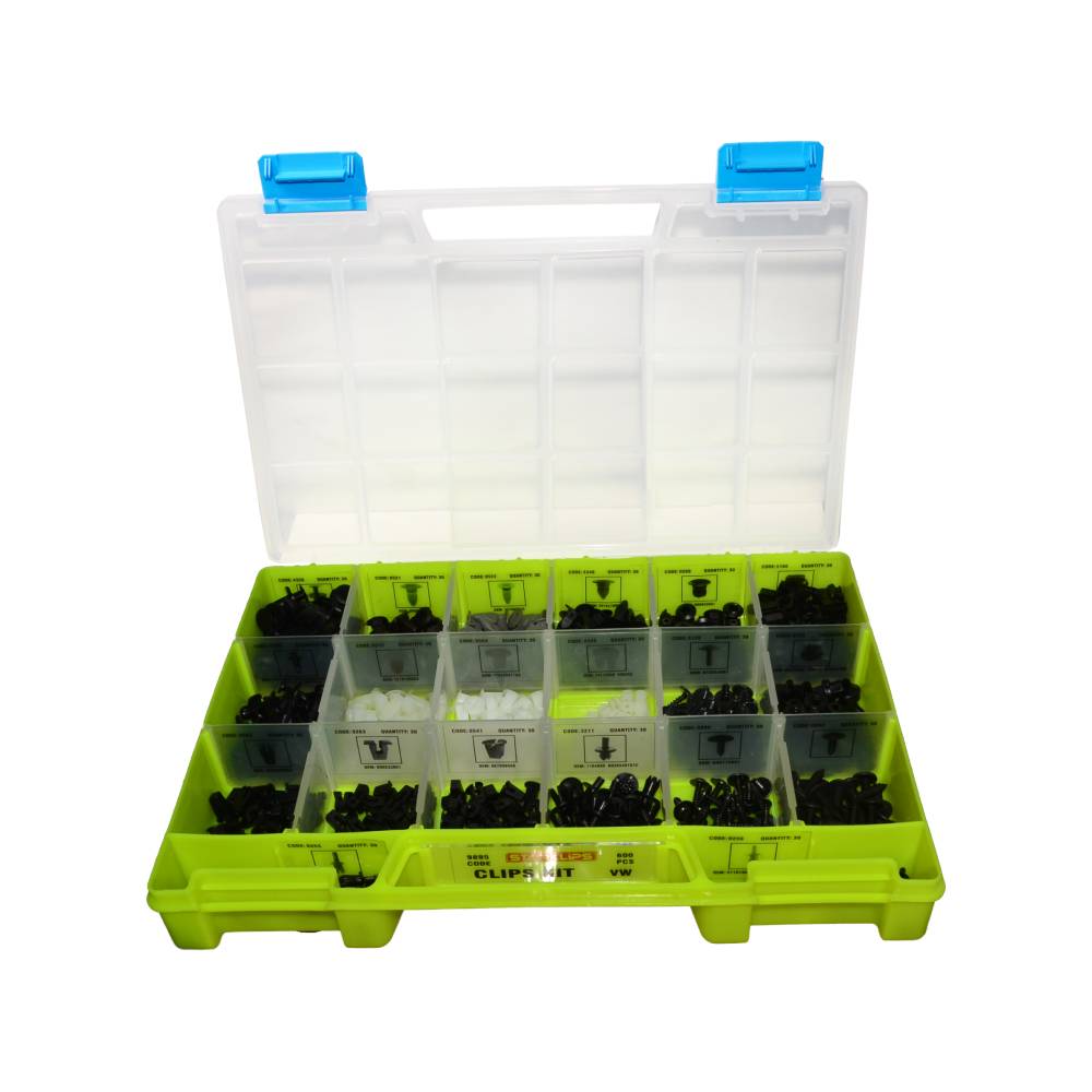 Set Çanta Klips Davlumbaz Karter VW Grup 600 Adet - 1