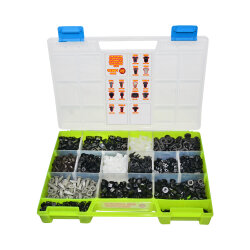 Set Çanta Klips VW Döşeme Tampon Trim İzole Grup4 1400 Parça - Starklips