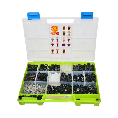 Set Çanta Klips VW Döşeme Tampon Trim İzole Grup4 1400 Parça - 1