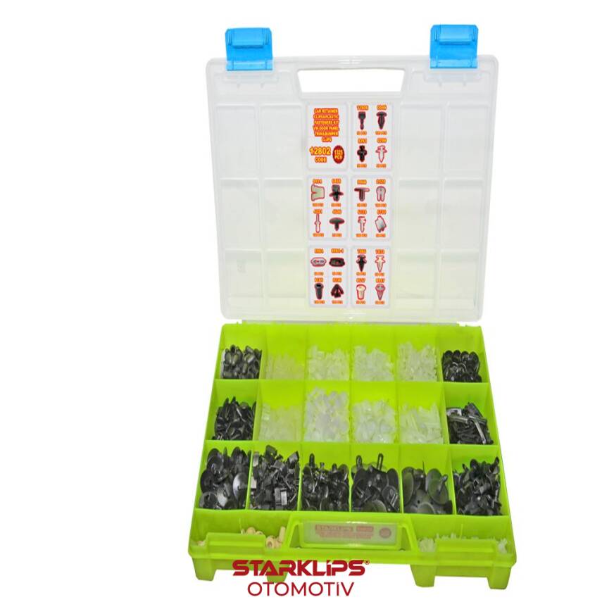 Set Çanta Klips VW Döşeme Tampon Trim İzole Grup5 1325 Parça - 1