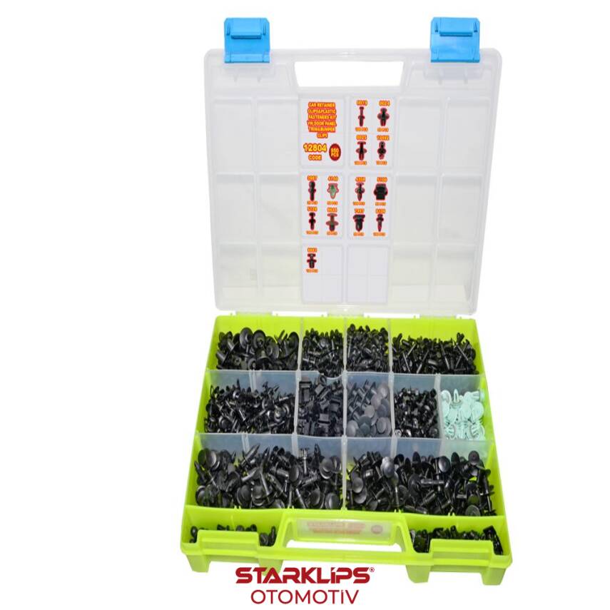 Set Çanta Klips VW Döşeme Tampon Trim İzole Grup7 950 Parça - 1