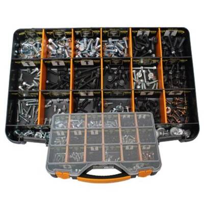 Set Çanta Metrik Civata Anahtar Başlı 300 Adet - 