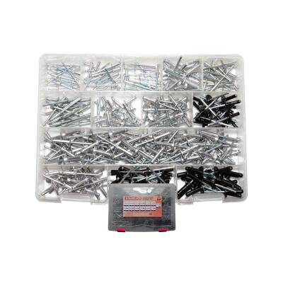 Set Çanta Perçin Alüminyum/Çelik 340 Parça - 