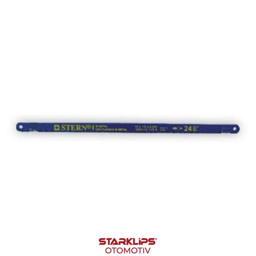 Set Demir Testere Ağzı Lama İnce 13mmx30cm 24Diş Groz (10 lu Paket) - 1