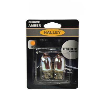 Set Diadem Ampül Büyük Dipsiz T20 12V 21/5W Halley Choreme Amber - 