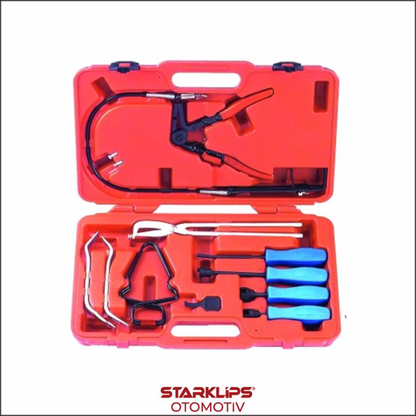 Set Fren Pabucu Sökme ve Takma Profesyonel Mekanik 10 Parça Gav 910B1 - 1