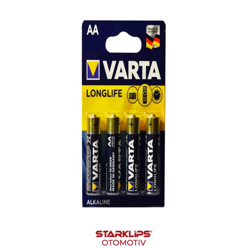 Set Kalem Pil Varta 4 Lü Kalın - 1