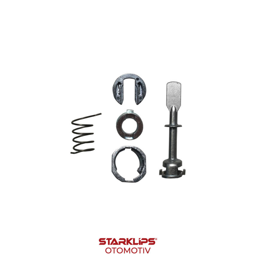 Set Kilit L-R Ön 6N0837223A VW Polo 1997-2002 Seat Cordoba 1997-2002 Pim 59mm - 1