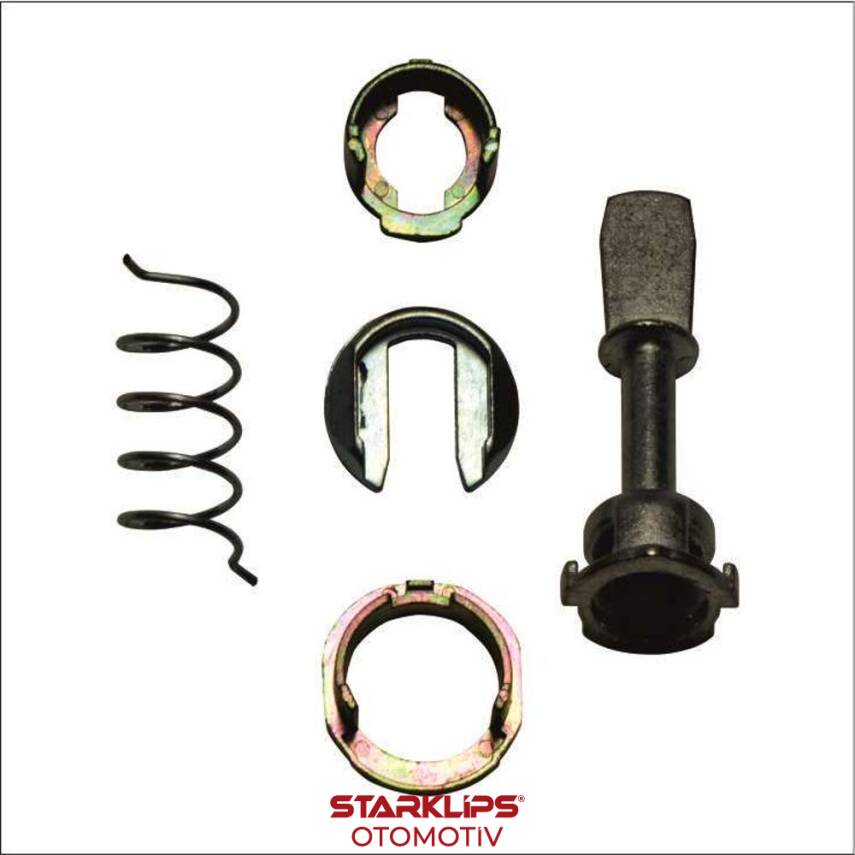 Set Kilit L-R Ön VW Polo 2/3 2002-2009 Pim 45mm - 1