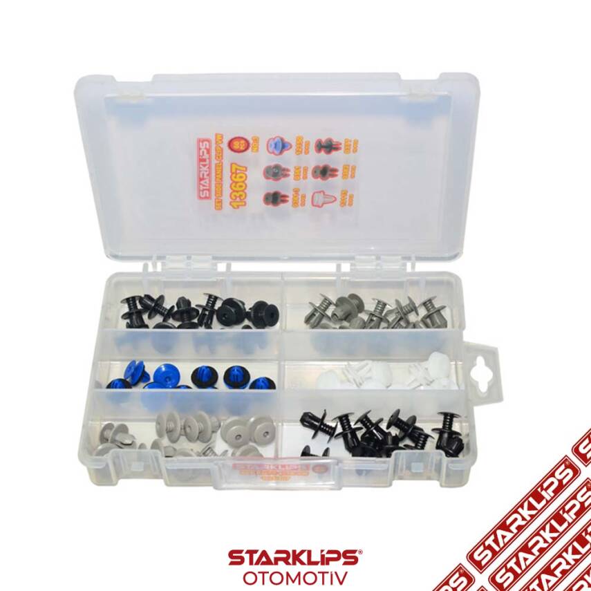 Set Klips Çıta 60 Parça Vw Çanta No:3 - 1