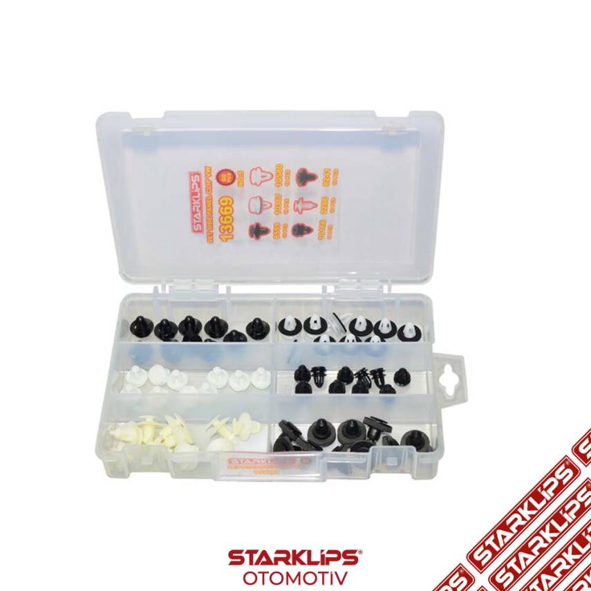 Set Klips Çıta 60 Parça Vw Çanta No:5 - 1