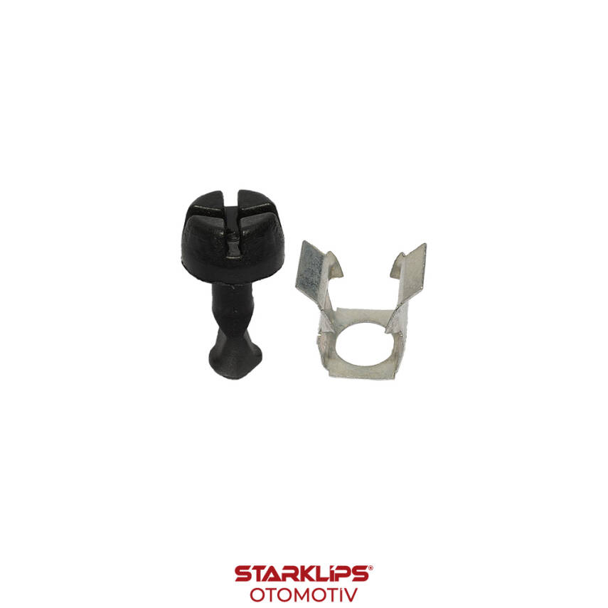 Set Klips Muhafaza Motor Silindir Kapak N90642001 Seat Skoda VW Audi - 1