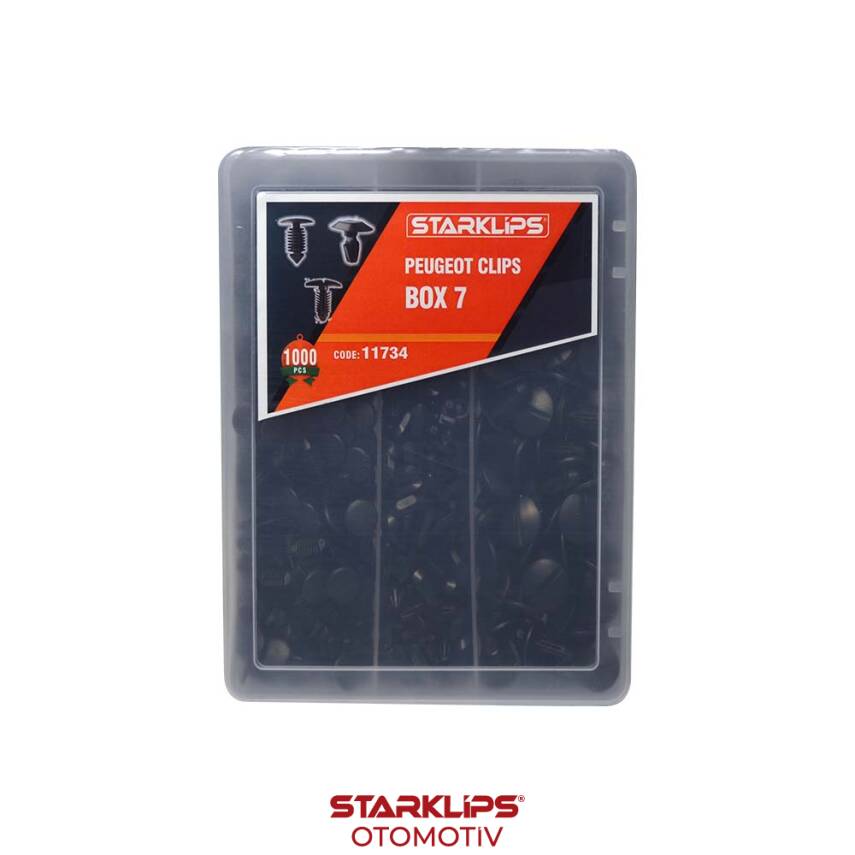Set Kutu Klips 1000 Parça Peugeot 7 (0041-0517-0585) - 1