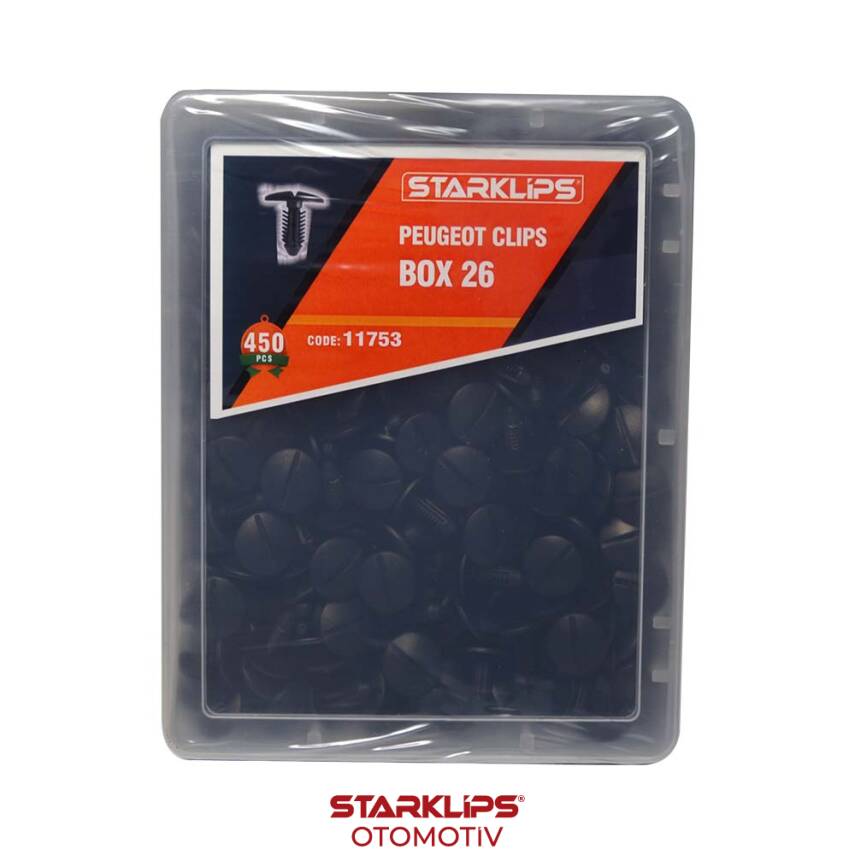 Set Kutu Klips 450 Parça 6966 40 6999 R1 Peugeot 26 (0517) - 1