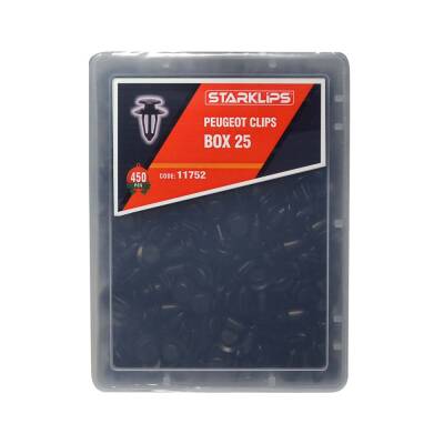 Set Kutu Klips 450 Parça 9345A1 Peugeot 25 (8519) - 