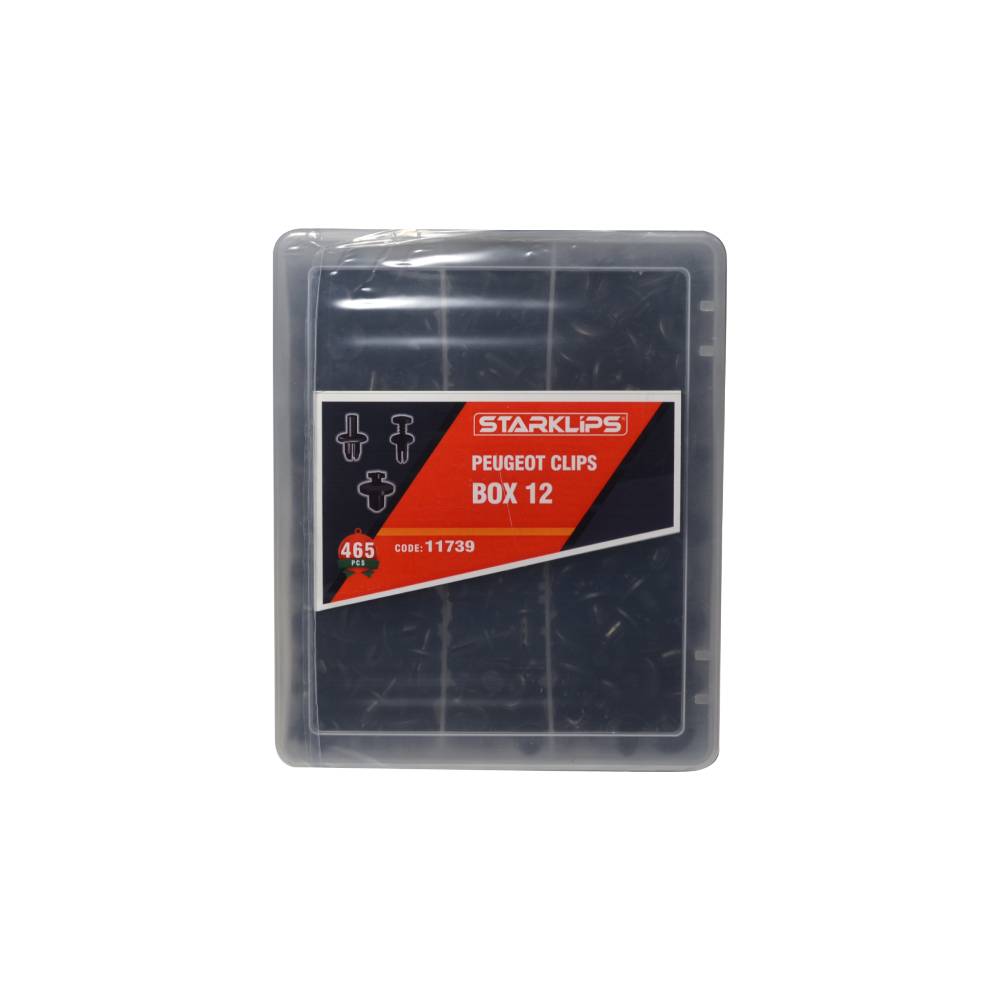 Set Kutu Klips 465 Parça Peugeot 12 (0254-0261-5128) - 